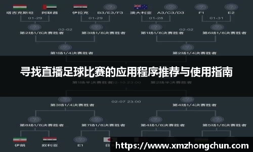 寻找直播足球比赛的应用程序推荐与使用指南